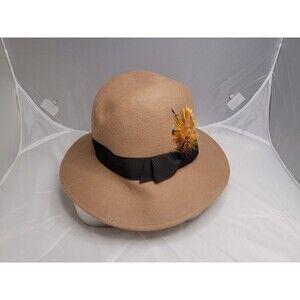70's Bierner & Son Fedora Wool Hat Vintage